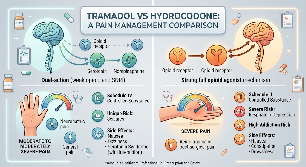 tramadol vs hydrocodone